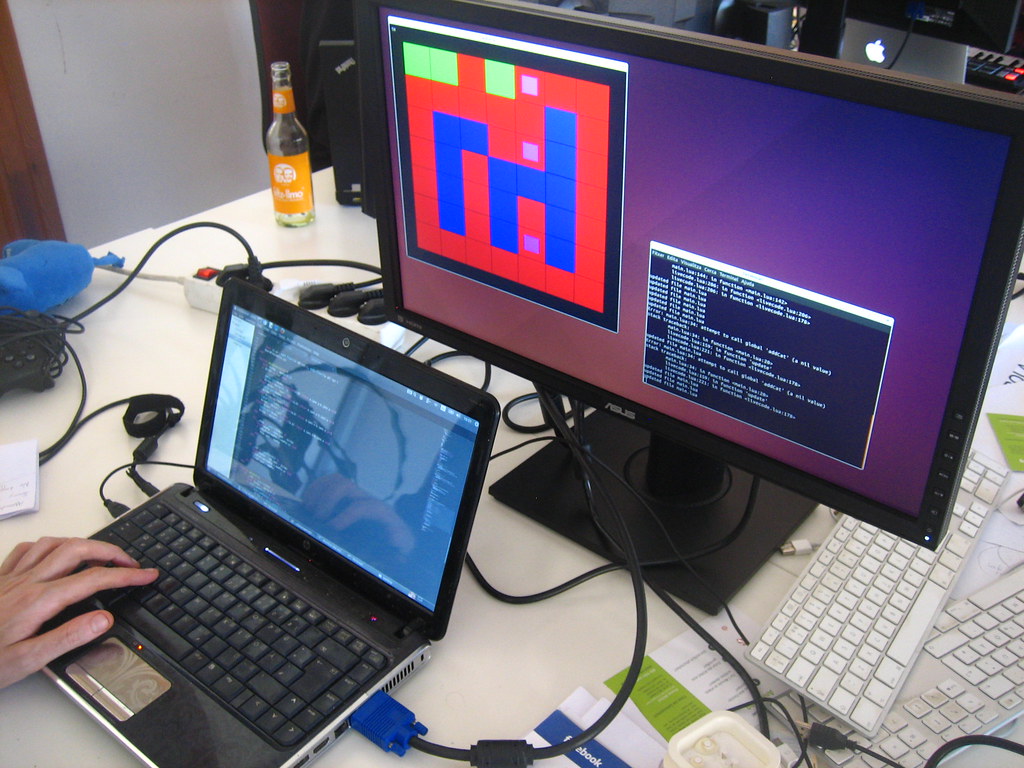 Softwareentwicklung am Bildschirm