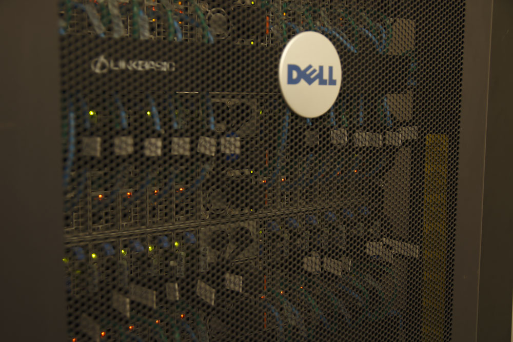 Server racks in a data centre