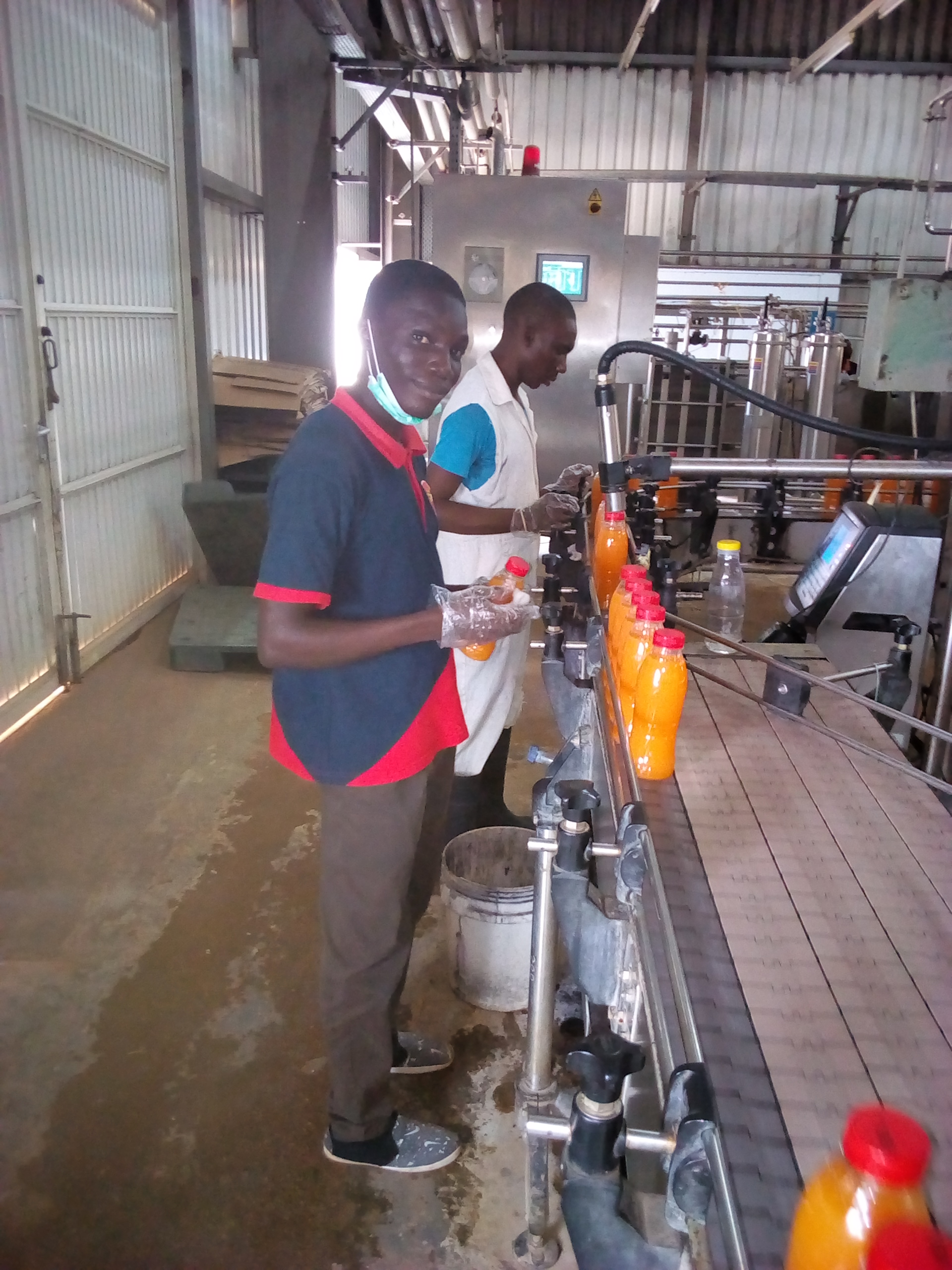 A factory conveyor — automation in motion