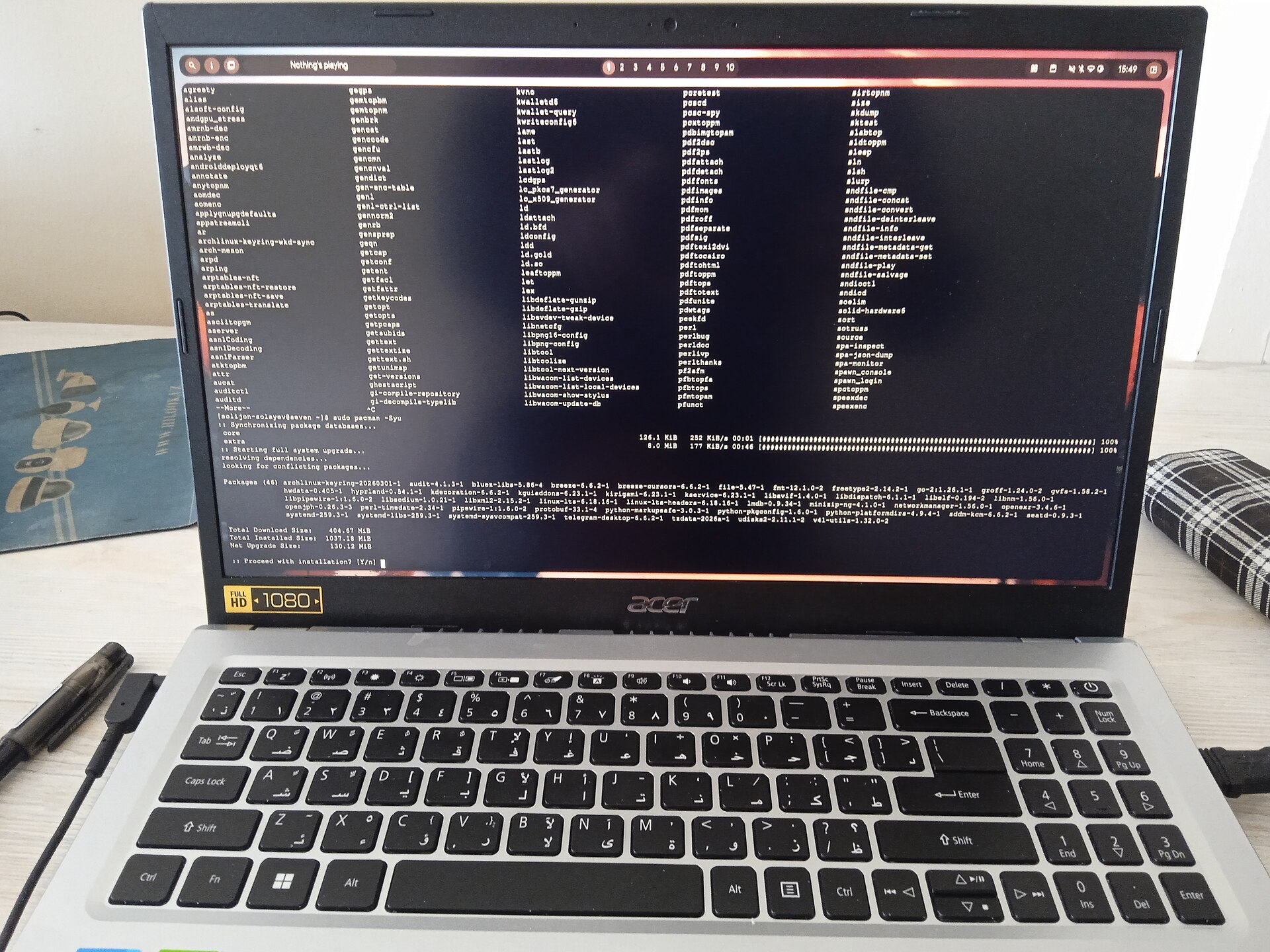 A developer terminal with multiple tabs running different shells side by side