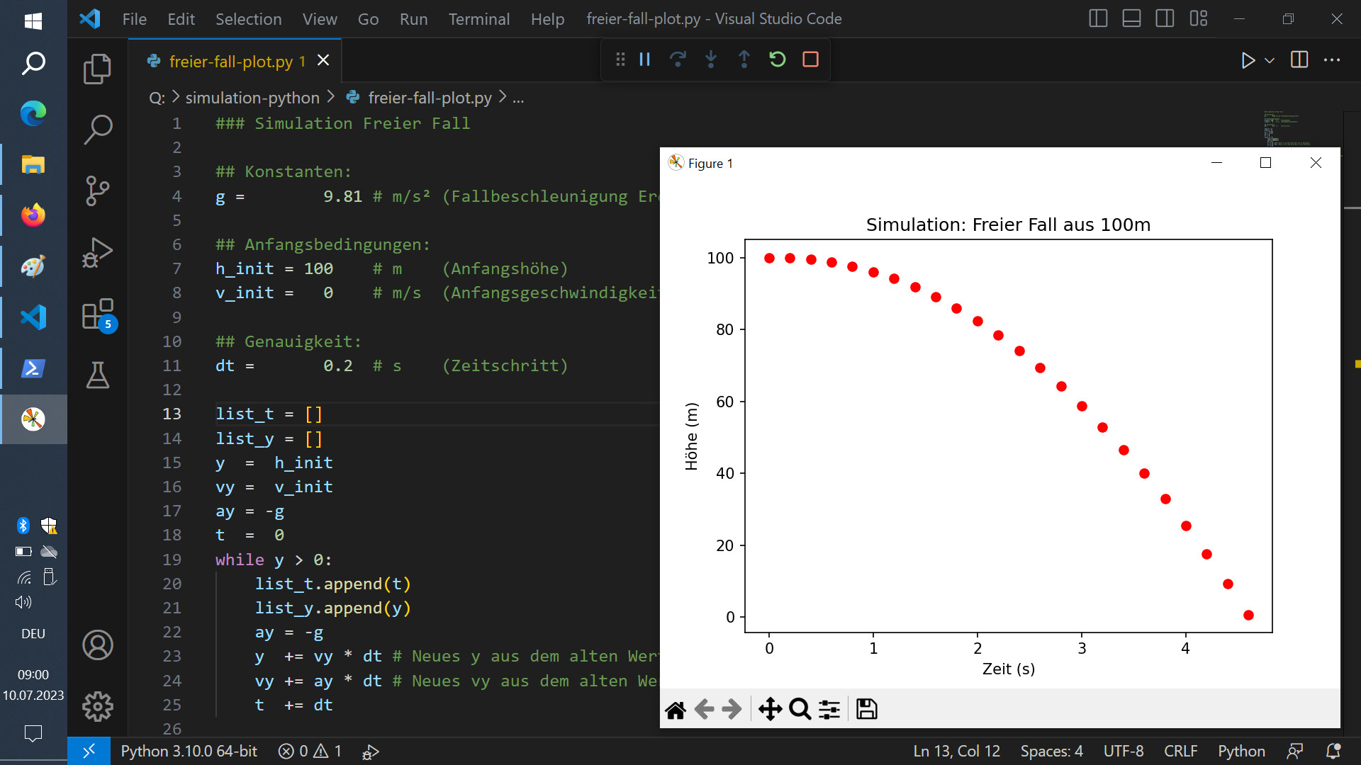 A modern code editor on a wide monitor, lines of C# visible